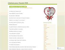 Tablet Screenshot of citationspourmsn.wordpress.com