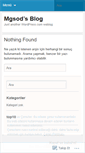 Mobile Screenshot of mgsod.wordpress.com