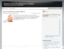 Tablet Screenshot of metodoscaserosparablanquearlosdientes.wordpress.com