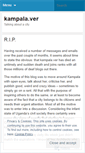 Mobile Screenshot of kampalaver.wordpress.com