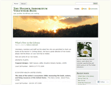 Tablet Screenshot of holdenarbvolunteer.wordpress.com
