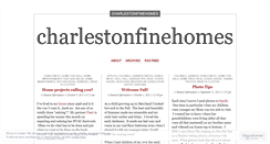 Desktop Screenshot of charlestonfinehomes.wordpress.com