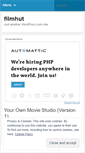 Mobile Screenshot of filmhut.wordpress.com