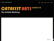 Tablet Screenshot of catalystsantafe.wordpress.com