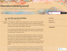 Tablet Screenshot of liberalisnotadirtyword.wordpress.com