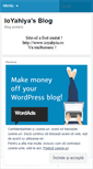 Mobile Screenshot of ioyahyia.wordpress.com