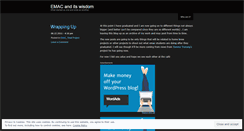 Desktop Screenshot of emacslackerjax.wordpress.com