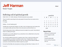 Tablet Screenshot of jeffharman.wordpress.com