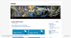 Desktop Screenshot of ontube.wordpress.com