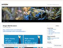Tablet Screenshot of ontube.wordpress.com