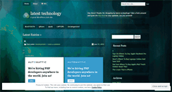 Desktop Screenshot of 4turetechnology.wordpress.com