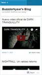 Mobile Screenshot of buzzdarkyear.wordpress.com