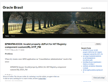 Tablet Screenshot of oraclebrasil.wordpress.com
