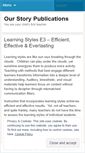 Mobile Screenshot of ourstorypublications.wordpress.com