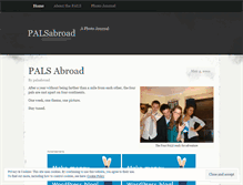 Tablet Screenshot of palsabroad.wordpress.com