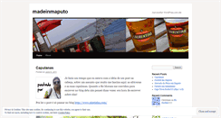 Desktop Screenshot of madeinmaputo.wordpress.com