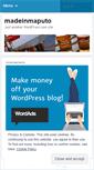 Mobile Screenshot of madeinmaputo.wordpress.com