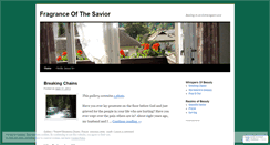 Desktop Screenshot of fragranceofthesavior.wordpress.com