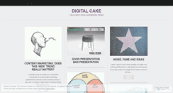 Desktop Screenshot of digitalcake.wordpress.com