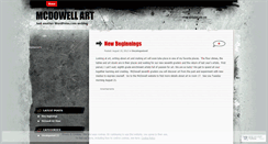Desktop Screenshot of mcdowellart.wordpress.com
