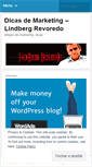 Mobile Screenshot of dicasdemarketing.wordpress.com