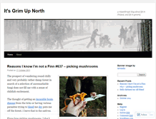 Tablet Screenshot of itsgrimupn0rth.wordpress.com