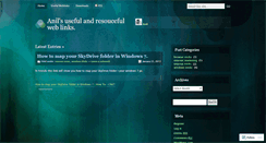 Desktop Screenshot of anilsweblinks.wordpress.com