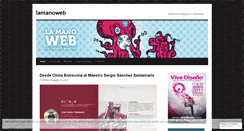 Desktop Screenshot of lamanoweb.wordpress.com