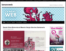 Tablet Screenshot of lamanoweb.wordpress.com