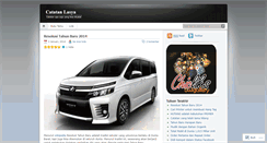 Desktop Screenshot of catatanlasya.wordpress.com