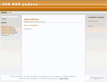 Tablet Screenshot of iubrss.wordpress.com