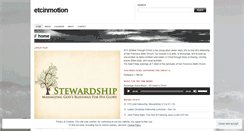 Desktop Screenshot of etcinmotion.wordpress.com