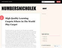 Tablet Screenshot of numbersnicholek.wordpress.com
