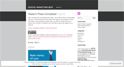 Desktop Screenshot of digitalmarketingbeat.wordpress.com