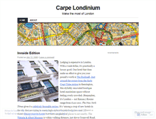 Tablet Screenshot of carpelondinium.wordpress.com