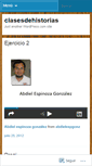 Mobile Screenshot of clasesdehistorias.wordpress.com