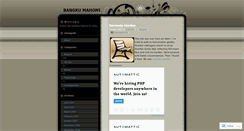 Desktop Screenshot of bangkumahoni.wordpress.com