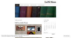 Desktop Screenshot of lunisims.wordpress.com