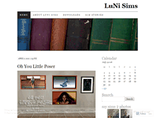 Tablet Screenshot of lunisims.wordpress.com