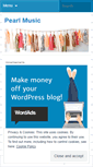 Mobile Screenshot of pearlmusic.wordpress.com