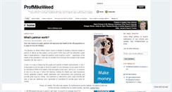 Desktop Screenshot of profmikeweed.wordpress.com