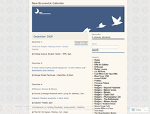 Tablet Screenshot of newbrunswickcalendar.wordpress.com