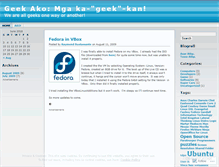 Tablet Screenshot of geekako.wordpress.com