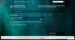 Desktop Screenshot of osmobi.wordpress.com