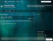 Tablet Screenshot of osmobi.wordpress.com