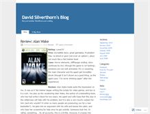 Tablet Screenshot of davidsilverthorn.wordpress.com