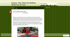 Desktop Screenshot of holisticmedicare.wordpress.com