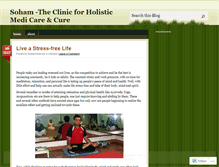 Tablet Screenshot of holisticmedicare.wordpress.com