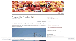 Desktop Screenshot of foodtrailsandtales.wordpress.com