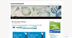 Desktop Screenshot of businesstimes24.wordpress.com